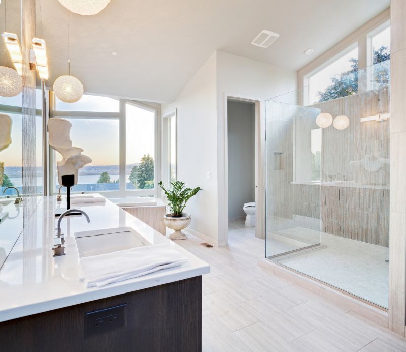 Spacious Master Bath Layout